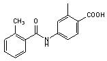 2-甲基-4-(2-甲基苯甲酰氨基)苯甲酸